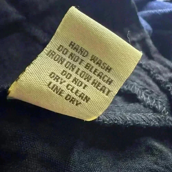 Kristin Crenshaw Women’s S Black Crinkle Tunic w/Pocket Hobo 3/4 Sleeve Top - Picture 11 of 12